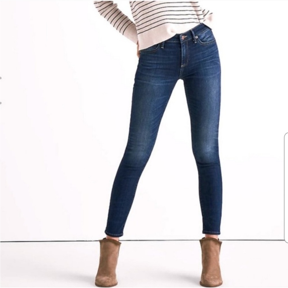 Lucky Brand Ava Skinny Ankle Cheville Blue Skinny Jeans